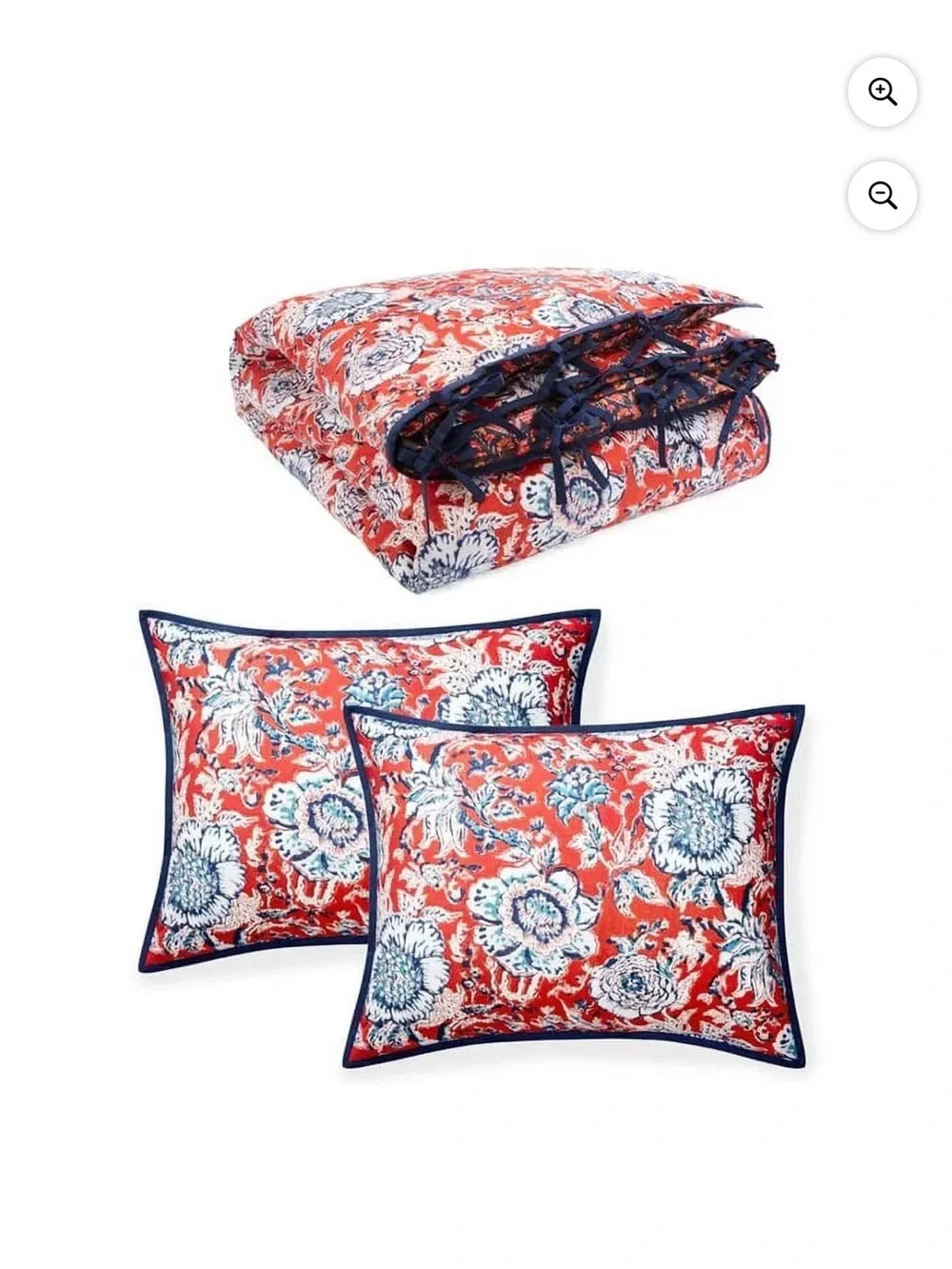 Lauren King Tessa Paisley/Floral 3 Piece Duvet Set